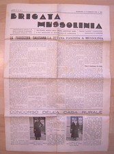 Brigata mussolinia: notiziario
