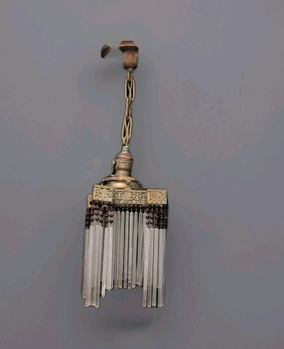 Lampadario art decò - lampadario,