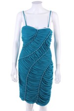 ROMEO GIGLI Vestito Abito Festa Perline Applicazioni I 42=D 36 Petrol