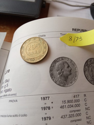 Moneta 200 lire - moneta, 1979