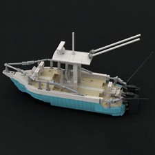 Barca da Pesca con Motori, Set