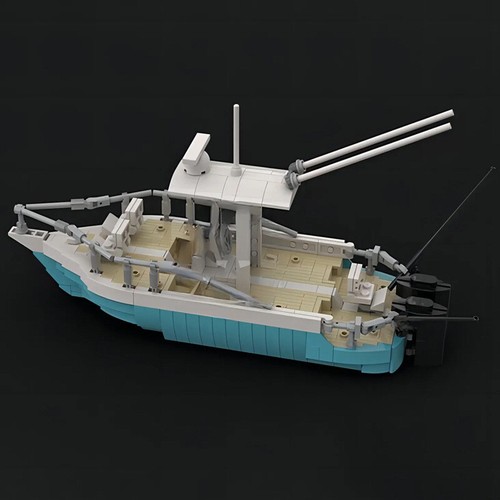 Barca pesca con motori set - pesca, motori,