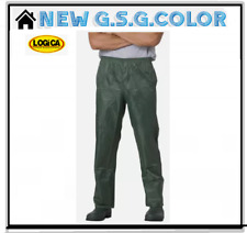 PANTALONI IMPERMEABILI ANTIPIOGGIA COLORE VERDE IN nylon