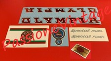 OLYMPIA SPECIAL PIUMA anni 70 Kit decalcomanie  /stickers/adesivi