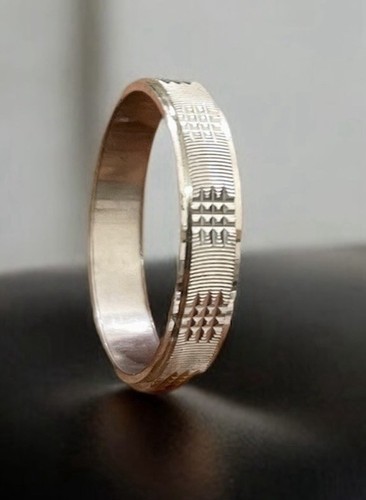 Coppia fedine argento - di, in