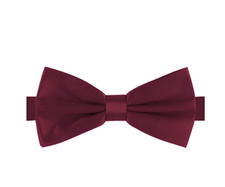 PAPILLON BORDEAUX FARFALLA SETA RASO CRAVATTINO Uomo Donna Papion Cerimonia