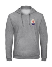 Felpa con cappuccio ricamata