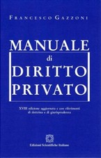 MANUALE DI DIRITTO PRIVATO