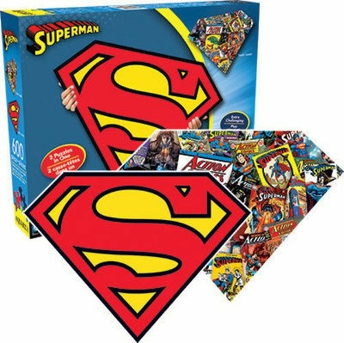 Puzzle aquarius superman - puzzle, logo