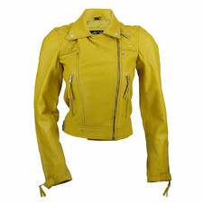 Giacca donna gialla morbida