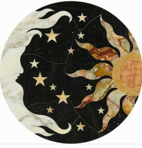 Tavolo marmo intarsiato - tavolo, 18''