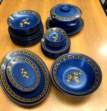 SERVIZIO PIATTI VINTAGE CERAMICA Winterling Schwarzenbach Bavaria 6 pers 32 pz