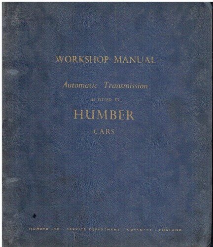 Humber snipe mkiv - &, series