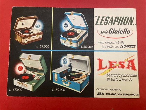 1959 lesa giradischi lesaphon - 1959,