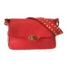 Borsa in pelle fiore Il