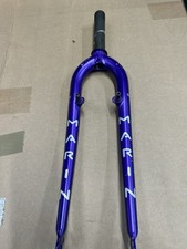 Forcella Mountain Bike Marin 26" Viola Cr-mo 1-1/8" Sterzo Filettato Canti Freno a V