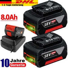 4x 8,0AH per Bosch ProCORE 18V 6,5ah BAT618 BAT609 Professional batteria/caricabatterie