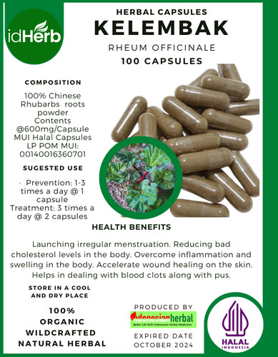 Capsula fresca kelembak - fresca, rheum