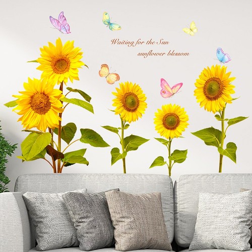 Adesivo murale girasole
