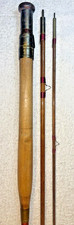 Antica canna mosca trota cuore verde R TURNBULL di Edimburgo 3 pezzi 9’ con borsa