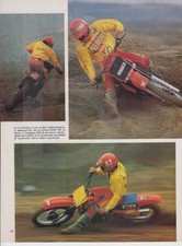advertising -TEST MOTO HONDA CR 125-250-500 1983-VINTAGE MX  MOTOGIAPPONESI
