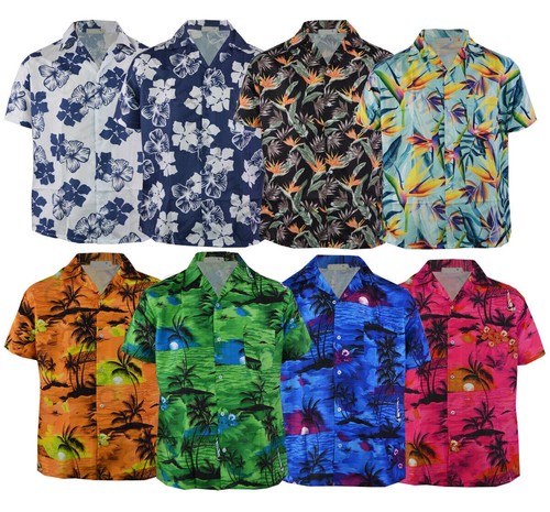 Camicia uomo moda hawaiana