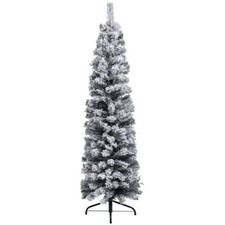 Albero di natale slim bianco