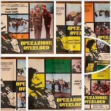 OPERAZIONE OVERLORD  Soggettone + 6 Foto. S. Cooper B. Stirner, Sbarco Normandia
