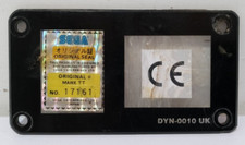 Sega  MANX TT original DENOMINATION PLATE part n: DYN-0010UK good condition