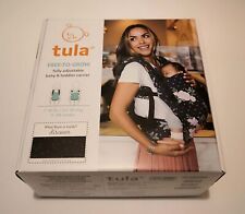 TULA - Marsupio Discover Free to Grow nero e stelline grigie + supporto lombare