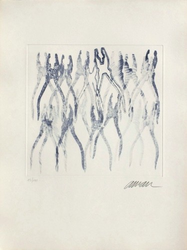 Fernandez arman gravure signé - fernandez,