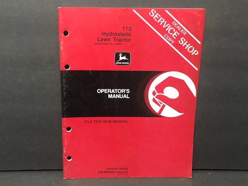 Manuale operatore john deere - manuale,