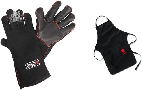 Guanti barbecue pelle weber - pelle,