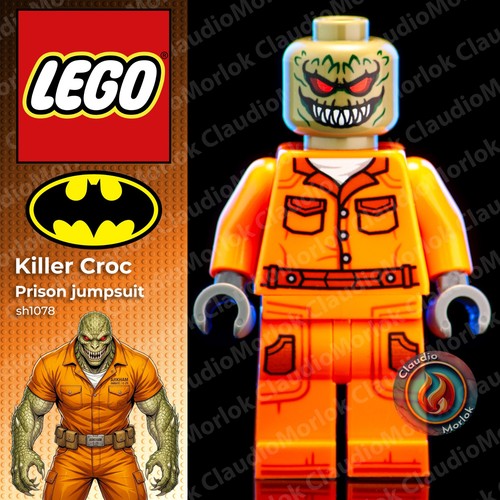 Lego killer croc sh1078 - killer,