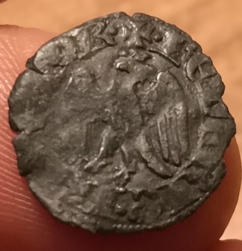 Moneta quattrino 1350 1406 - quattrino, 1350-1406