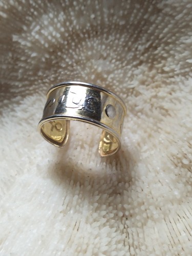 Anello argento oro - oro, a