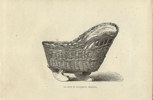 Stampa antica culla - antica,