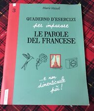 Quaderno D'esercizi Per Imparare Le parole Del Francese 3 Libro Come Da Foto N