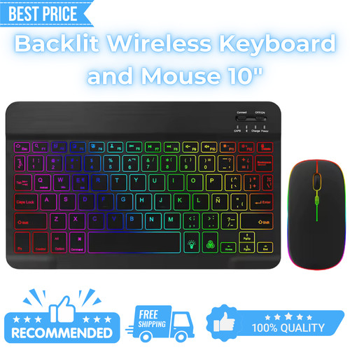 Backlit wireless keyboard - wireless, and