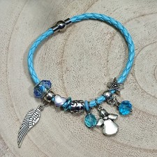 Bracciale charm similpelle