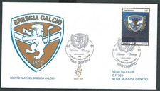 2011 SAN MARINO FDC VENETIA 592 CALCIO BRESCIA NO TIMBRO ARRIVO - BG