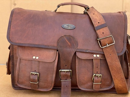 Borsa uomo pelle - da, in