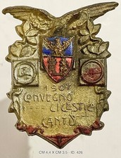 CANTU’ TOURING CLUB ITALIANO AUDAX CICLISTICO DISTINTIVO CONV. CICLISMO 1907 