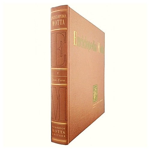 Enciclopedia motta volume - enciclopedia,