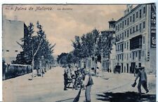 Spagna Palma De Mallorca - La Rambla 1914 Cover Su Non Comune Vista Cartolina