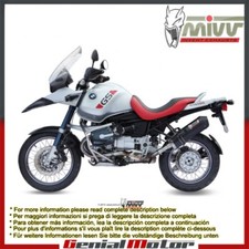 Terminale Scarico MIVV Oval Carbonio Con Coppa Carbonio Bmw R 1150 Gs 2002 02