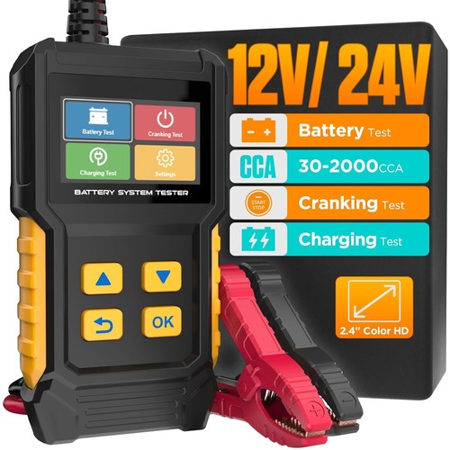 24v car battery tester load - battery,
