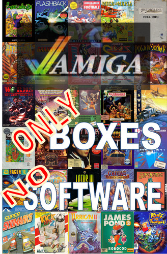 Commodore amiga scatole - amiga,