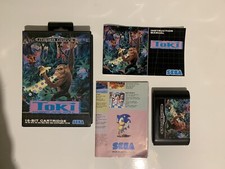 Sega Mega Drive Toki Going Ape Spit Completo Con Poster Pubblicitario