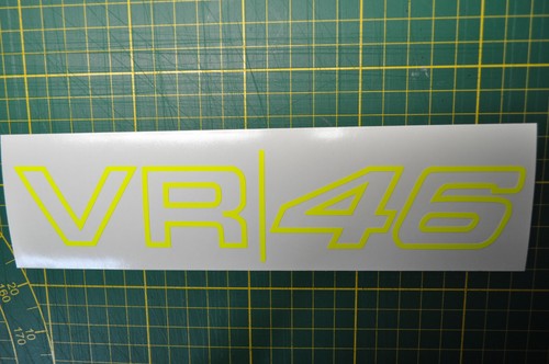 Stickers jaune fluo vr46 - stickers,,